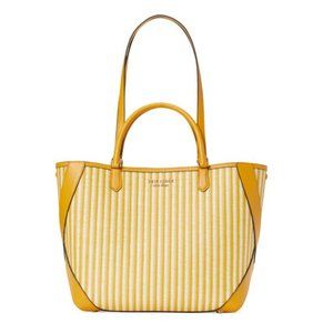 *NWT* Kate Spade Buddie Striped Straw Small Tote
